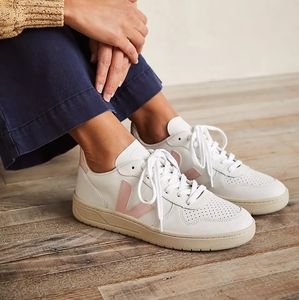 Veja V-10 Leather Sneakers